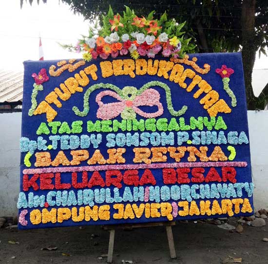 papan bunga medan
