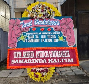 bunga papan dukacita Jakarta