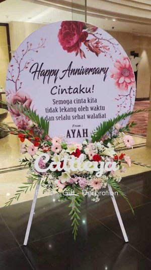 papan bunga indoor unik