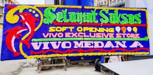papan bunga Medan selamat sukses