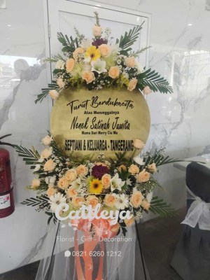 standing flower akrilik dukacita